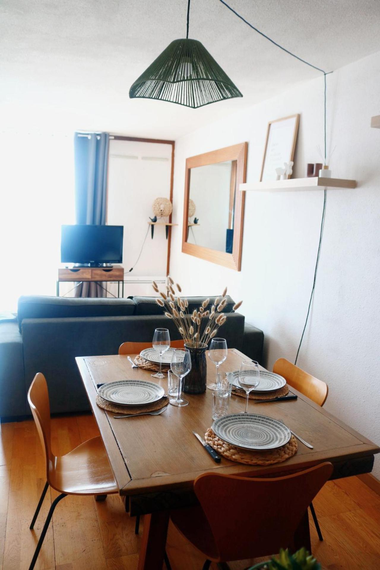 Charmant Appartement Les Temples Du Soleil Font-Romeu-Odeillo-Via Bagian luar foto